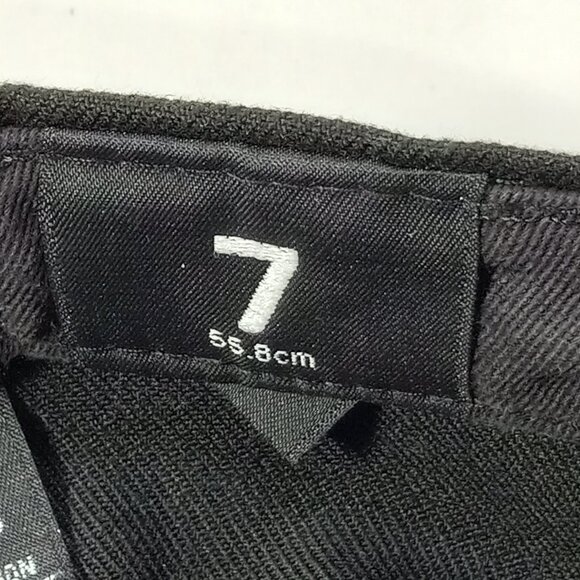 New Era 59Fifty Cap Big Stitch Houston Astros Black on Black Sz 7 Adult 55.8cm - Picture 8 of 10